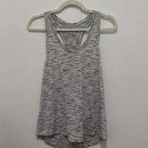 Lululemon Tie It Up Singlet in Tiger Space Dye, Black and White, Size S/M or 4/6
